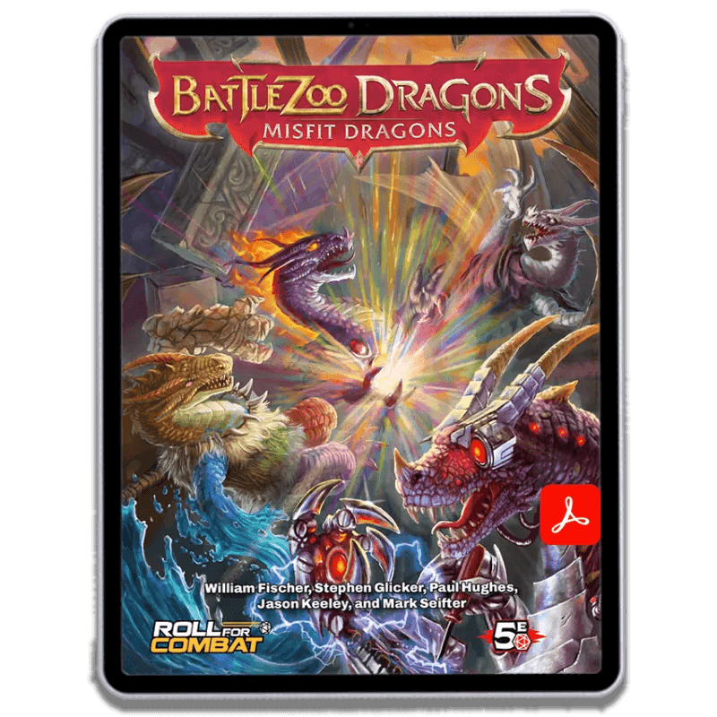 Battlezoo Dragons: Misfit Dragons PDF - D&D 5th Edition / PDF Only