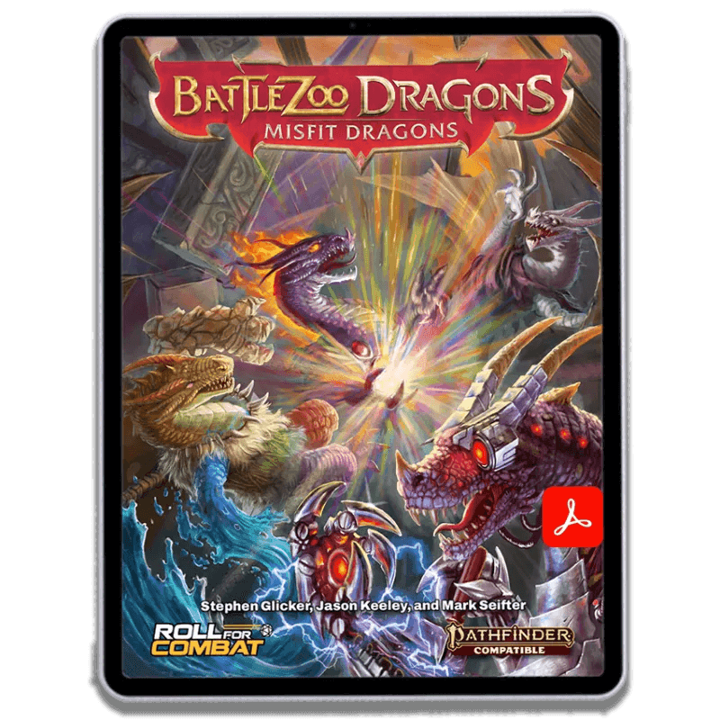 Battlezoo Dragons: Misfit Dragons PDF - Pathfinder 2nd Edition / PDF Only