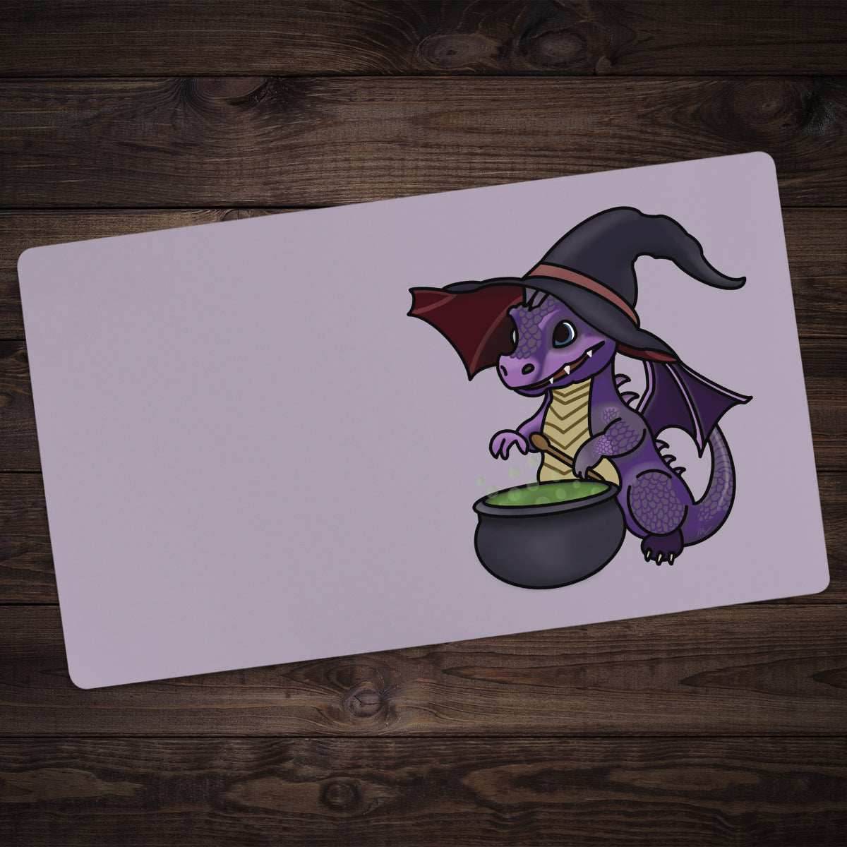 Little Dragon Witch Playmat - Standard Playmat / Blue / Plain