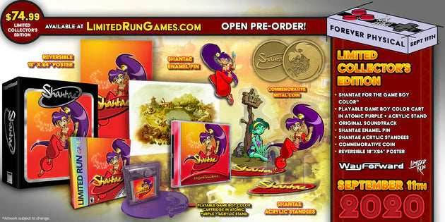 Limited Run Games: Shantae (Collector's Edition) (Gameboy Color) - Game Manual Only