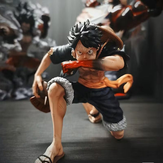 Monkey D. Luffy Anime Figurine, One Piece Anime Figure, Toys and Statues for Kids Gifts, Luffy Gear 2