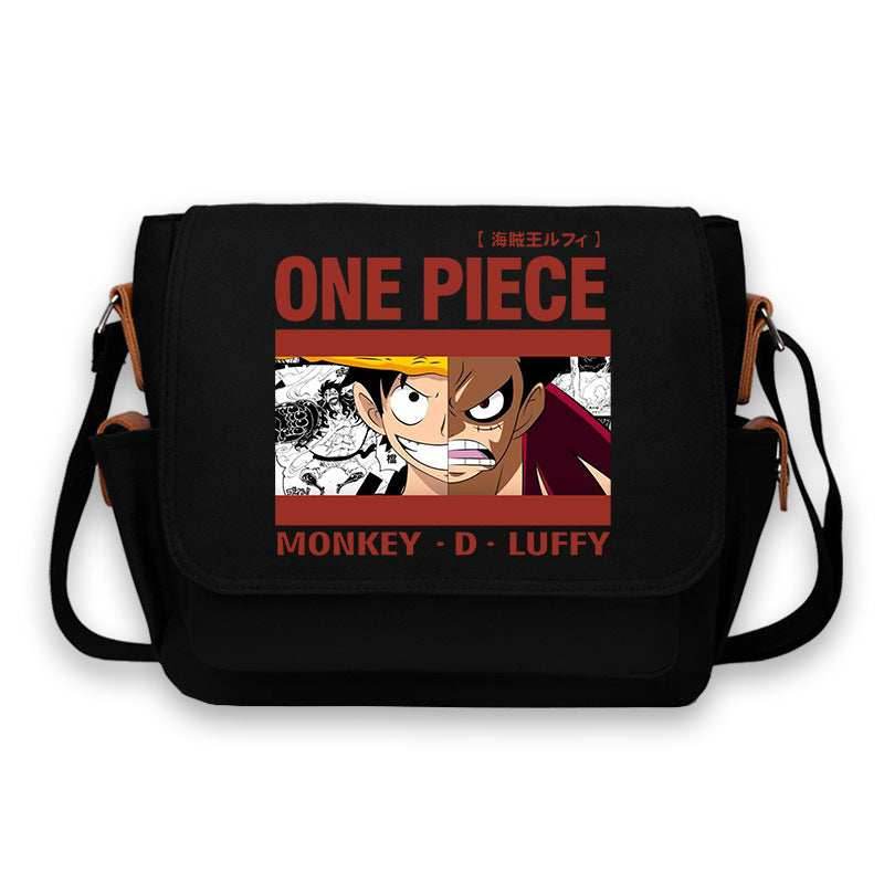 Monkey D Luffy Messenger Bag - Black