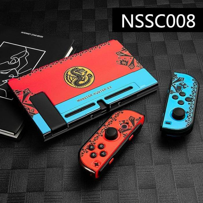 Nintendo Switch Shell and Joy Con Case Covers by GameTech - Monster Hunter XX