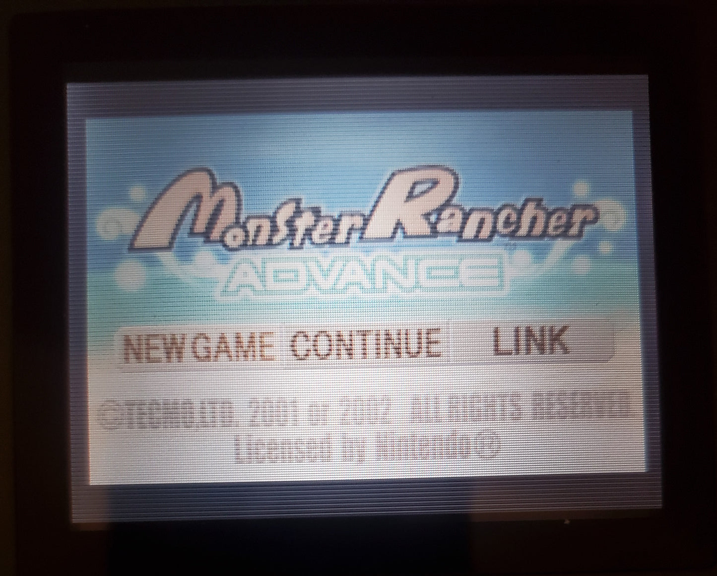 Monster Rancher Advance GBA Video Game Boy Advance Nintendo