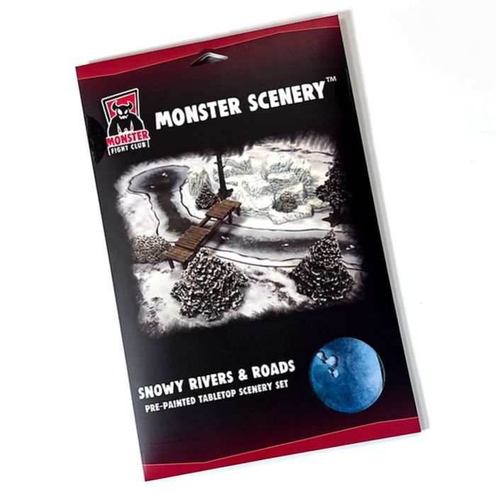 Monster Scenery Terrain: Snowy Roads & Rivers - 