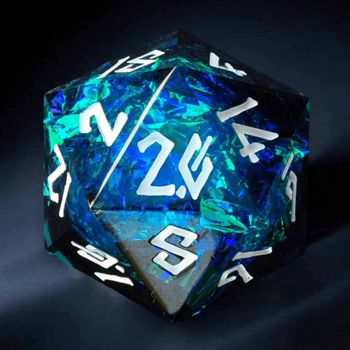 Moonbeam Resin 30mm D20 'PRE-ORDER | SPRING EVENT DEAL' - 
