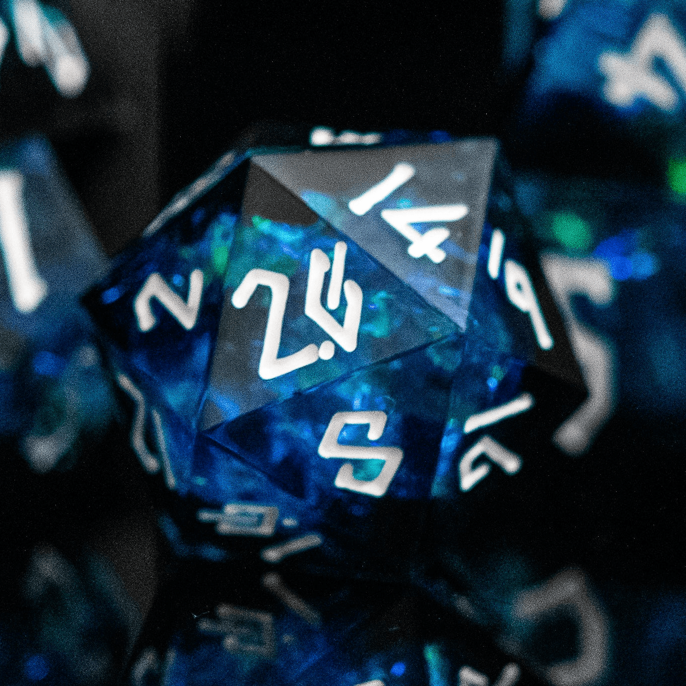 Moonbeam Sharp-Edged Resin Dice Set 'PRE-ORDER | SPRING EVENT DEAL' - 