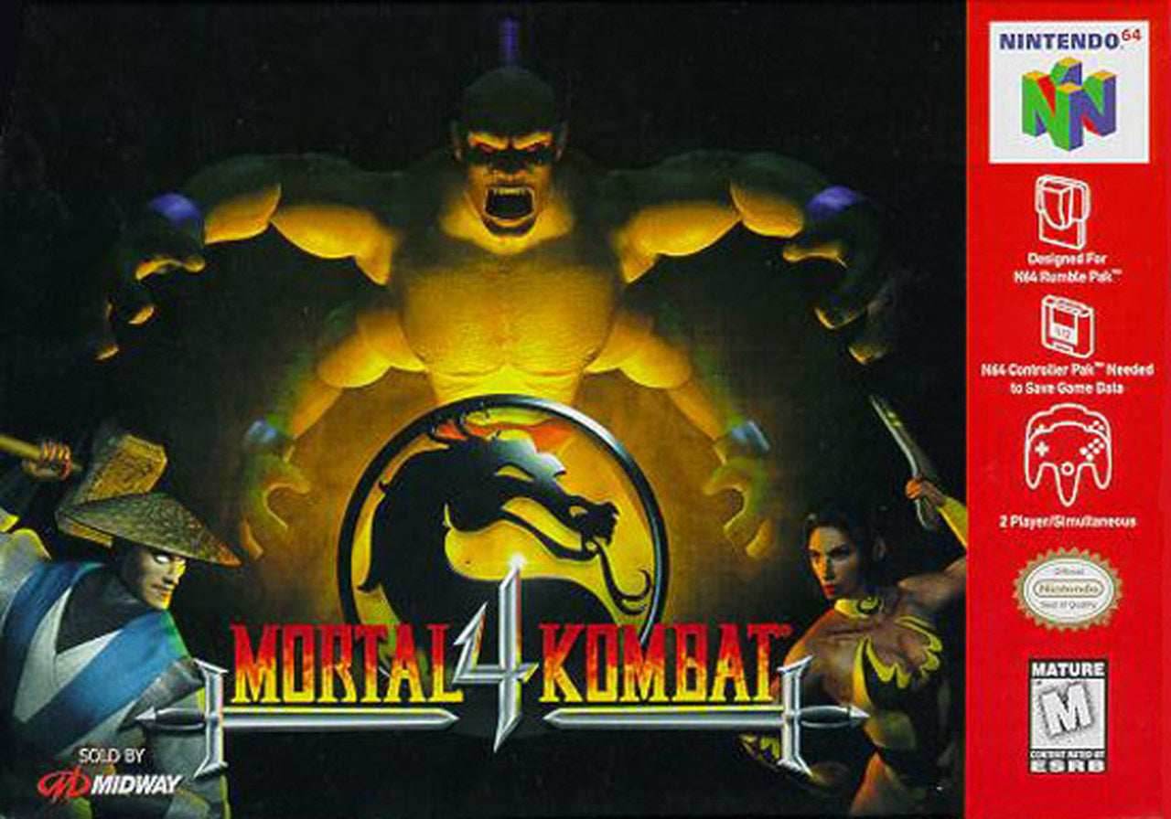 Mortal Kombat 4 (Nintendo 64) - Game Manual Only