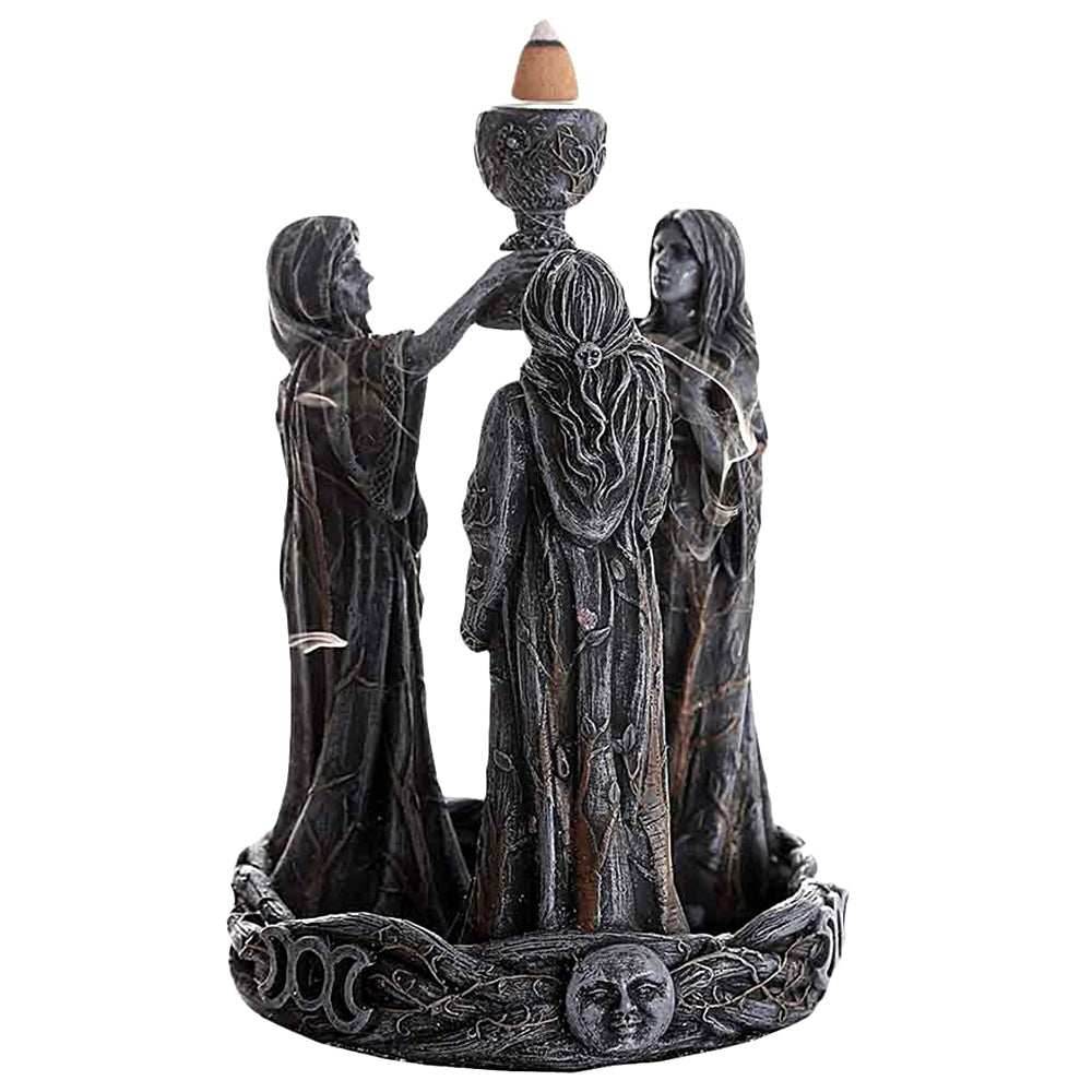 Mother Maiden Crone Backflow Incense Burner - 