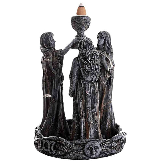 Mother Maiden Crone Backflow Incense Burner - 