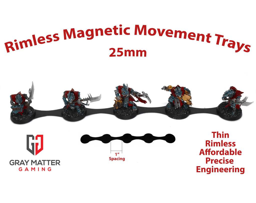 Horde Collection (Set of 5) 25mm Screen Magnetic Movement Tray - 