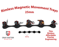 Horde Collection (Set of 5) 25mm Screen Magnetic Movement Tray - 