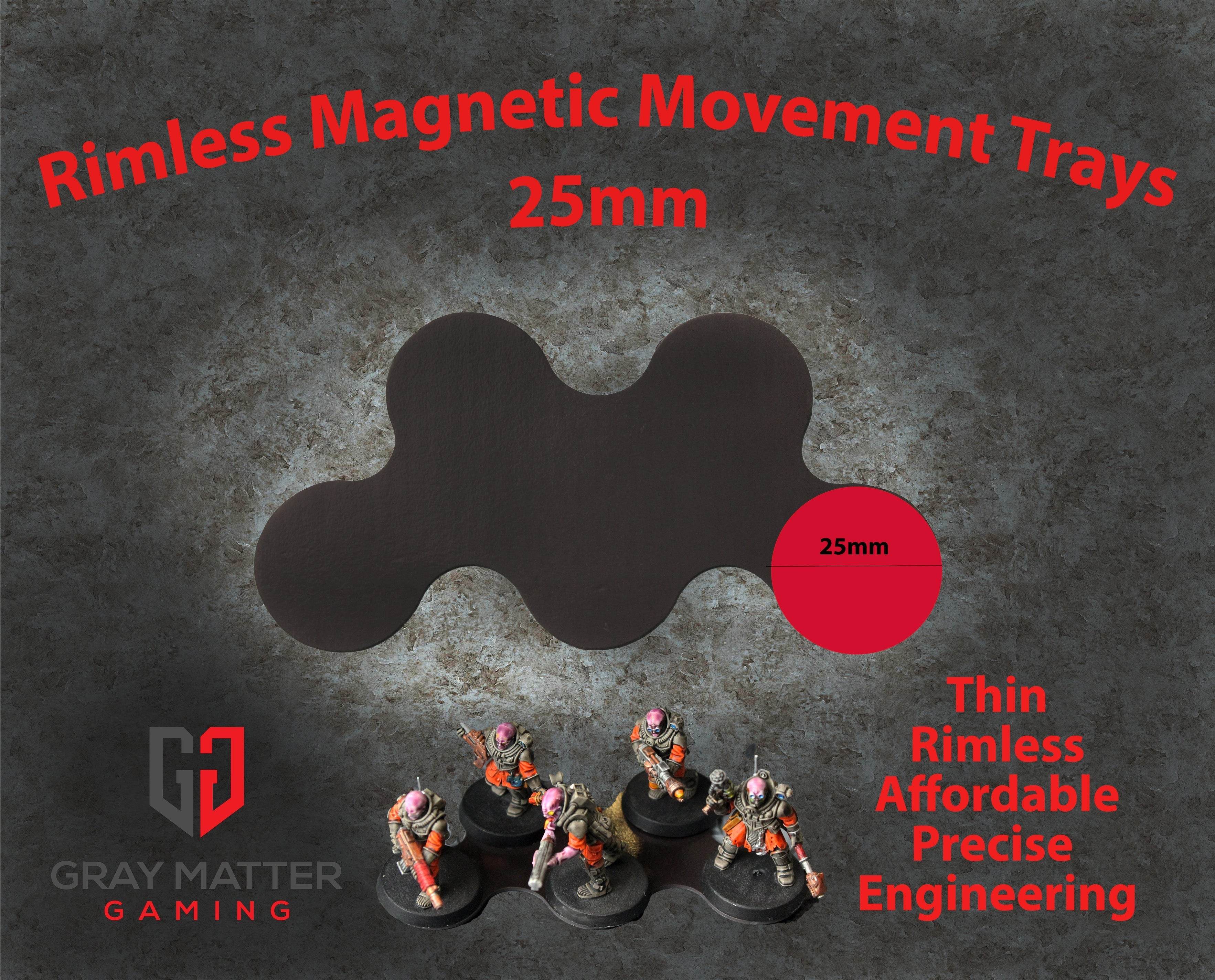 Horde Collection (Set of 5) 25mm Staggered Magnetic Movement Tray - 