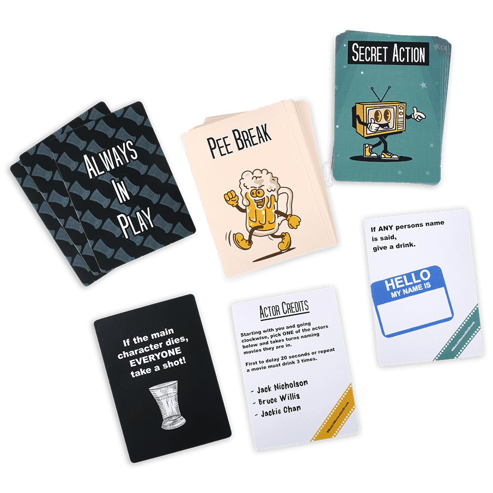 WATCH MOVIES, GET DRUNK - The Live Movie Drinking Game - 