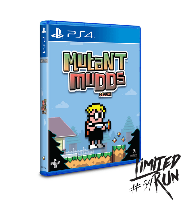 Limited Run Games #54: Mutant Mudds Deluxe (Playstation 4) - Game Only