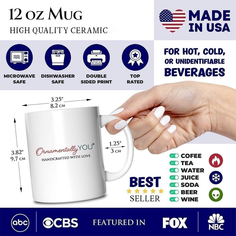 Spooky Summer Skeleton Personalized Mug, Snarky Halloween Coffee Gift with Custom Name - 12oz Mug