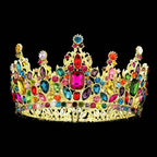 Multi Stone Cluster Crown Tiara