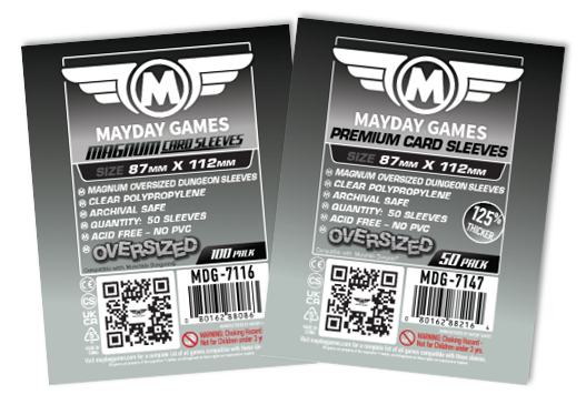 "Munchkin Dungeon" Compatible Sleeves Magnum Oversized (87x112mm)