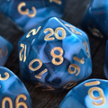 Murky Waters Acrylic Dice Set