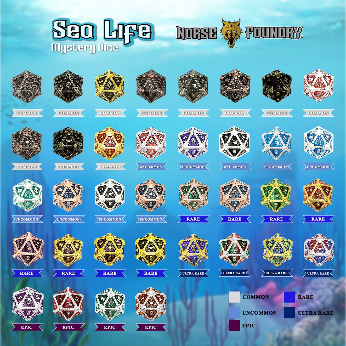 Mystery Dice Series 2 - Sea Life