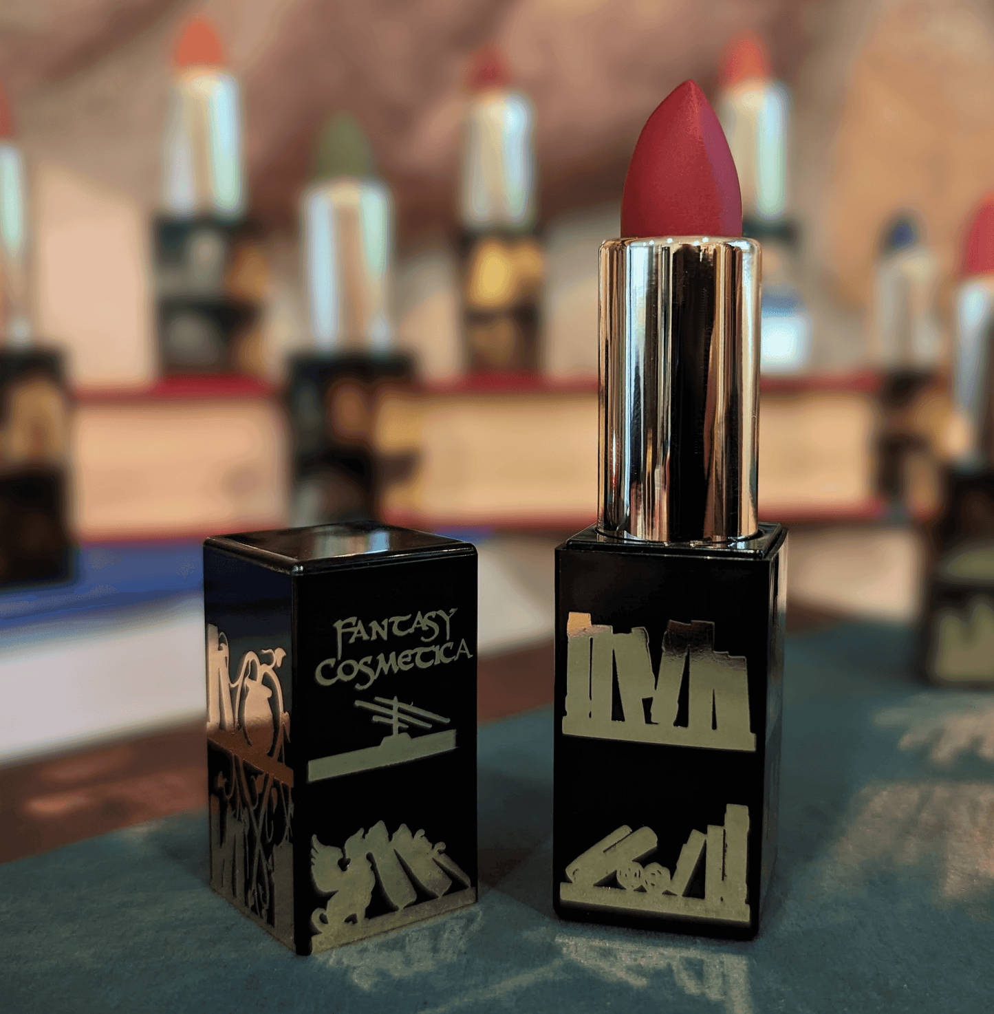 Lost Library Lipstick - Mystery - deep neutral red