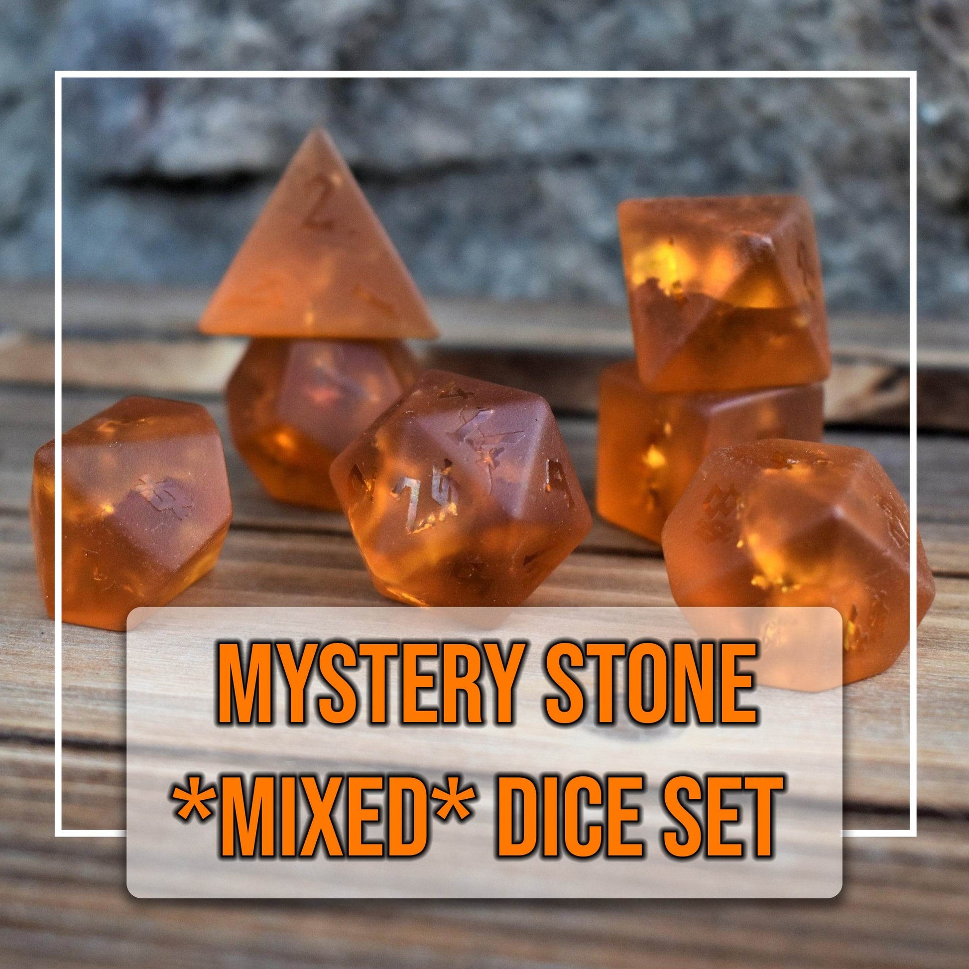 Mystery Stone *Mixed* Dice Set - 