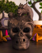 Mythical Dragon Skull Backflow Incense Burner - 
