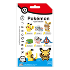 Nanoblock: Mininano Series: Pokemon (Electric Type) Set 1 Box of 6 - 
