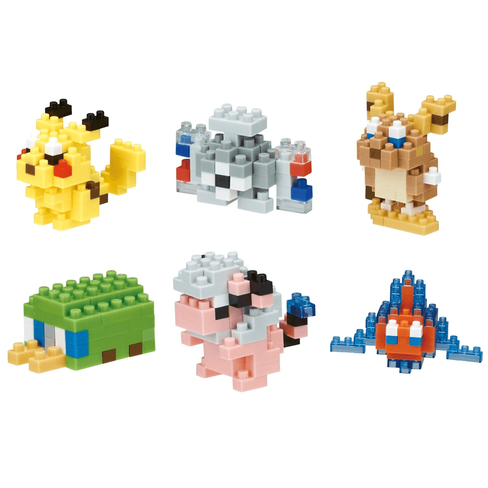 Nanoblock: Mininano Series: Pokemon (Electric Type) Set 1 Box of 6 - 