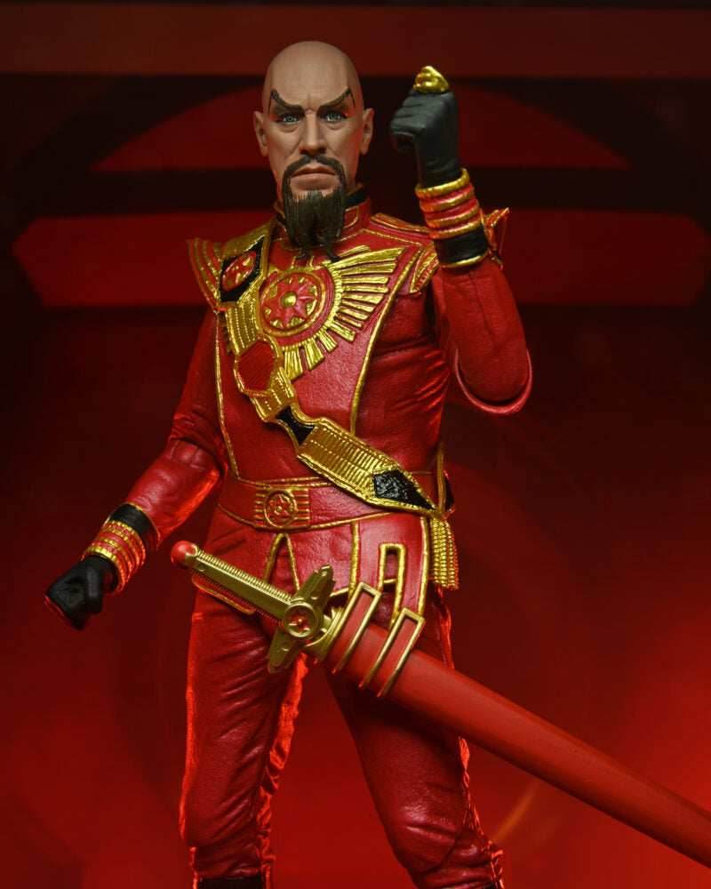 NECA Action Figure: Flash Gordon - Ultimate Ming (Red Military Outfit) - 