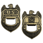 EL13-001 NCIS Special Agent Naval Criminal Investigative Service Challenge Coin Bottle Opener Navy - 