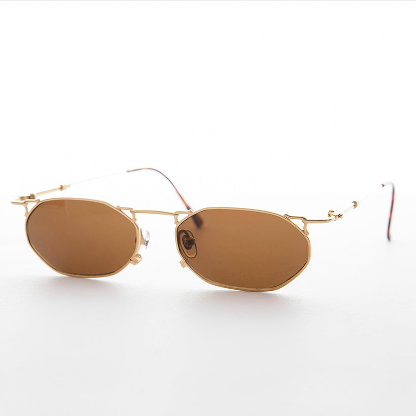 Victorian Goth Steampunk Vintage Sunglasses - Ned