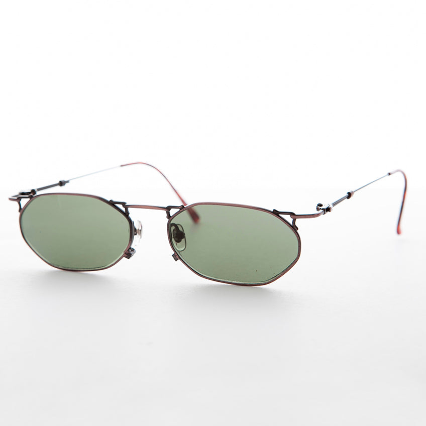 Victorian Goth Steampunk Vintage Sunglasses - Ned