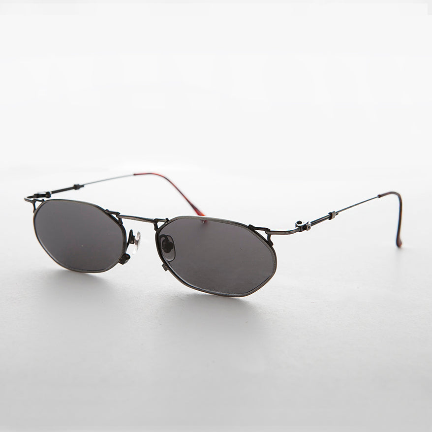 Victorian Goth Steampunk Vintage Sunglasses - Ned