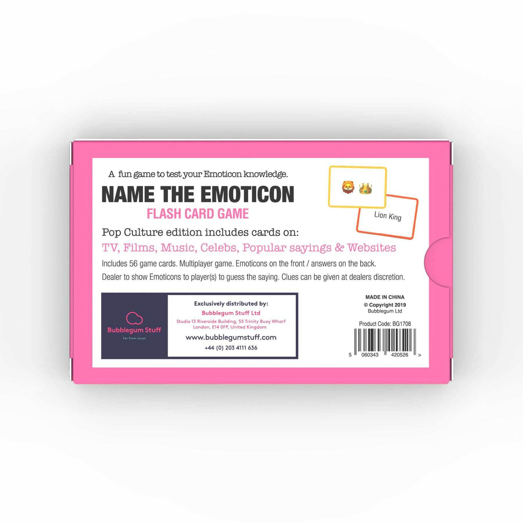 Name the Emoticon Card Game: Pop Culture Edition - 