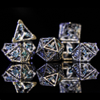 NYCC Exclusive Sterling Silver Dice Set - Blue