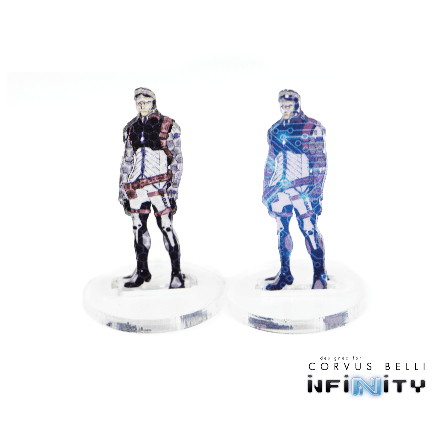 Infinity 3D Markers - Naga (2x 25mm Camo -3 & Cybermask)