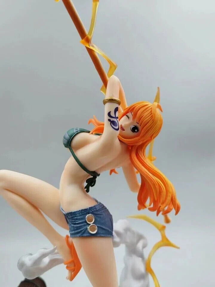 Nami One Piece Figurine, Sexy One Piece PVC Strawhat Pirates Figure, Anime Gifts 30cm/12in