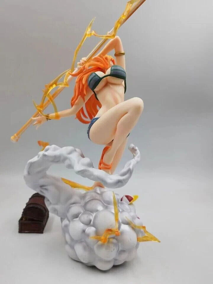 Nami One Piece Figurine, Sexy One Piece PVC Strawhat Pirates Figure, Anime Gifts 30cm/12in
