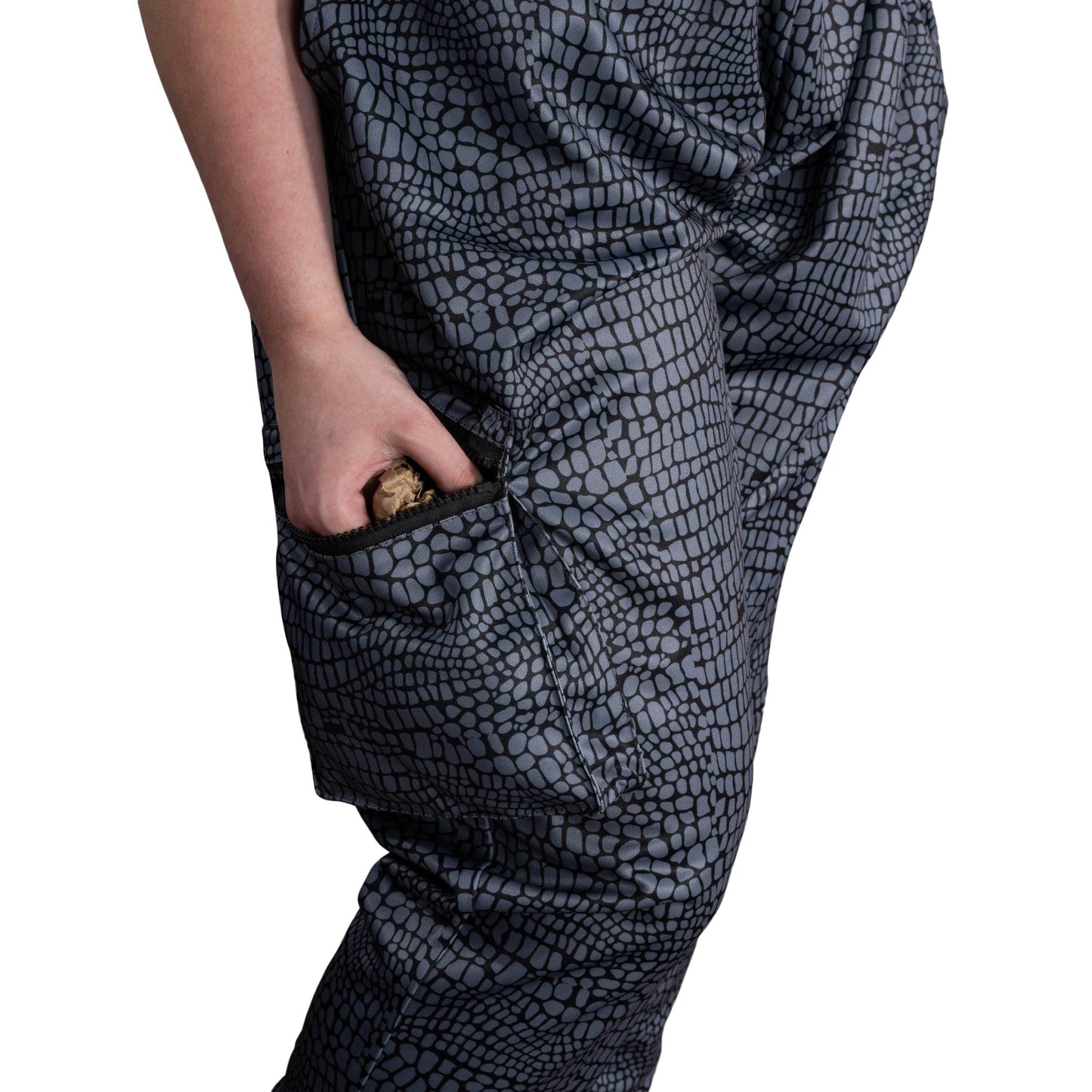 Napoleon Vote for Pedro Tater Tots Gray School Pants Halloween Costume Cosplay - S