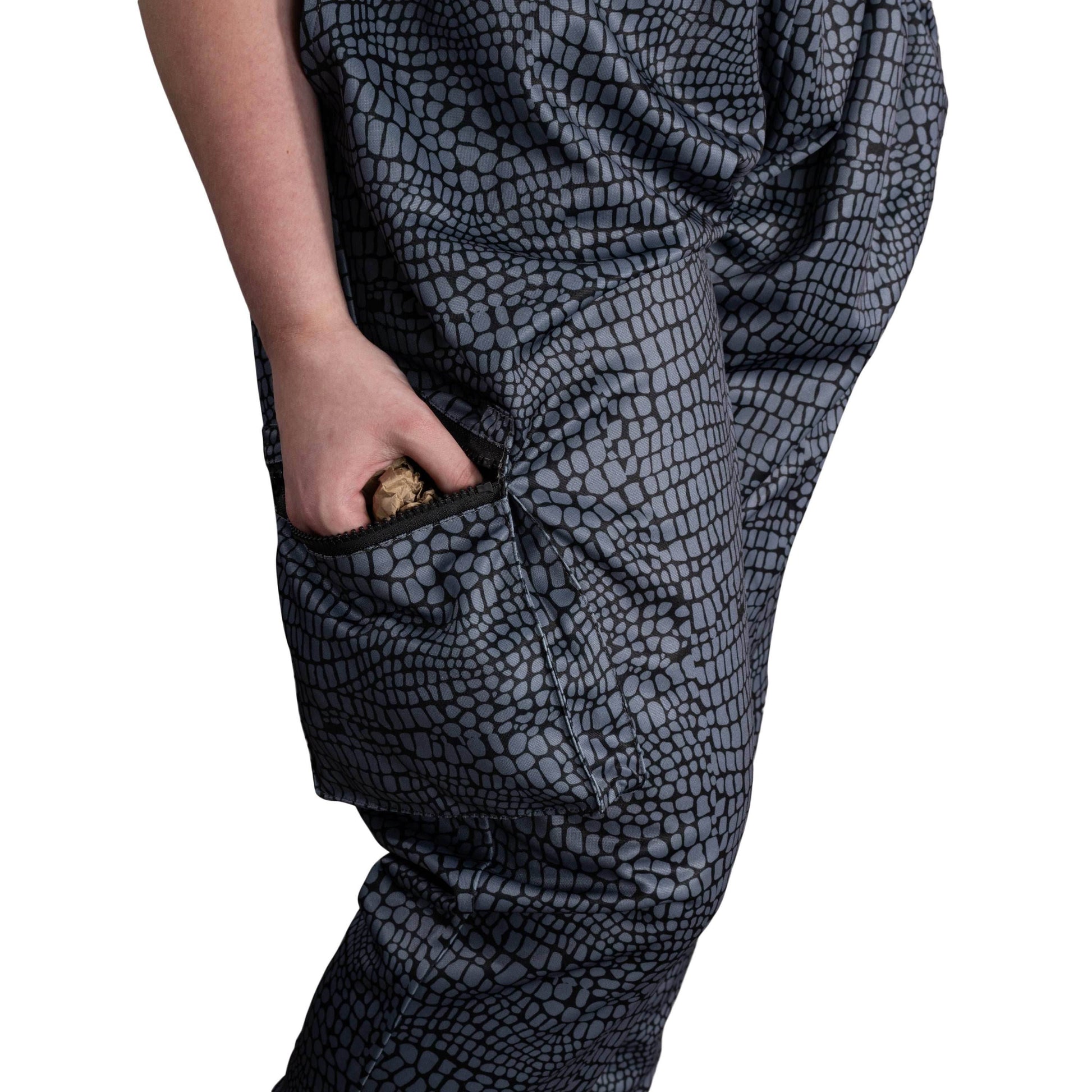 Napoleon Vote for Pedro Tater Tots Gray School Pants Halloween Costume Cosplay - S