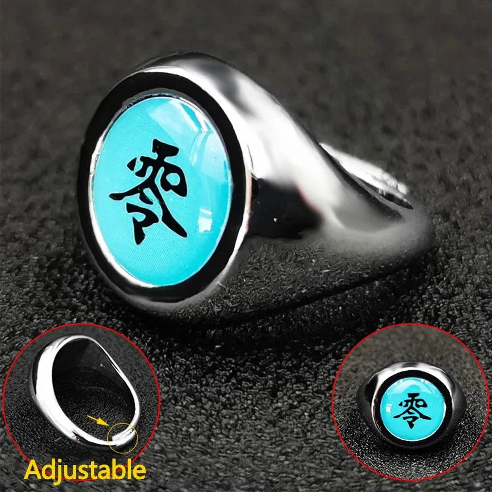 Naruto Shippuden Akatsuki Rings And Headbands Anime Cosplay Ring Accessories