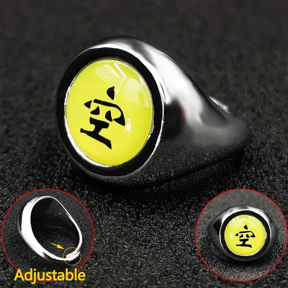 Naruto Shippuden Akatsuki Rings And Headbands Anime Cosplay Ring Accessories