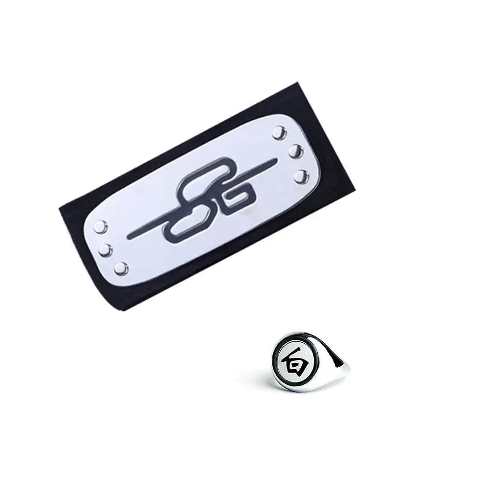 Naruto Shippuden Akatsuki Rings And Headbands Anime Cosplay Ring Accessories