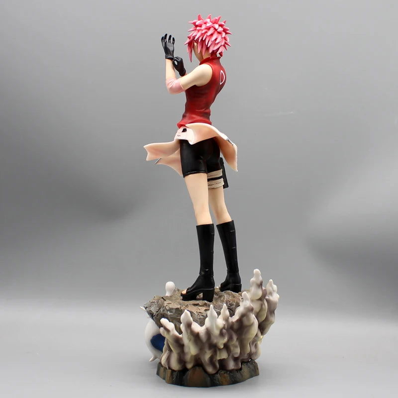 Naruto Shippuden Figures, Haruno Sakura and Hyuga Hinata Action Figures, PVC Anime Model Collection Statue Toys 34 cm