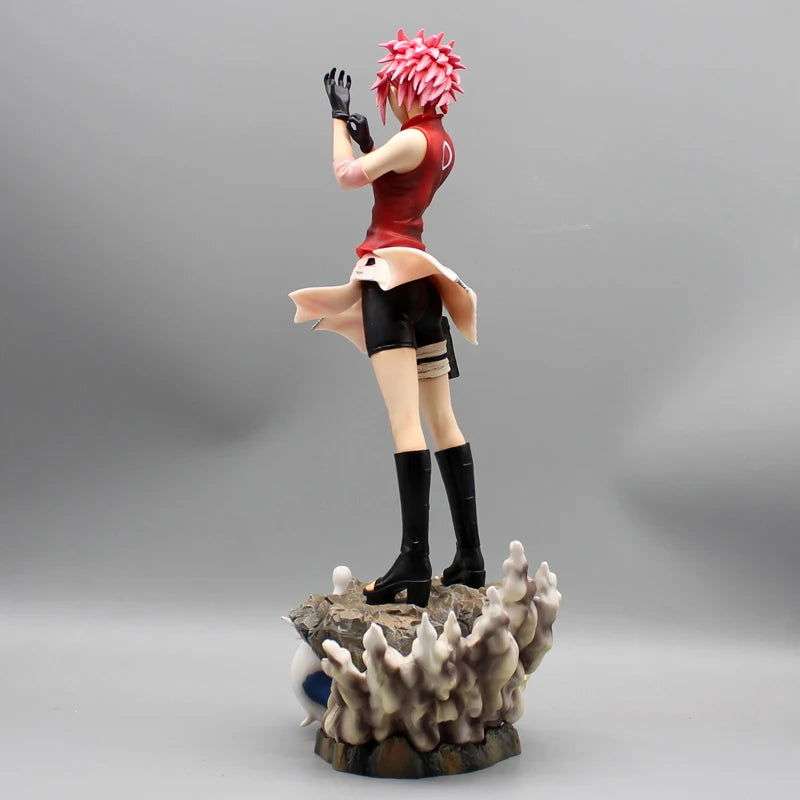 Naruto Shippuden Figures, Haruno Sakura and Hyuga Hinata Action Figures, PVC Anime Model Collection Statue Toys 34 cm