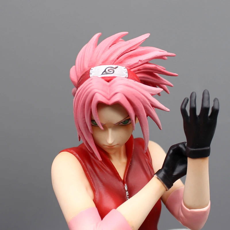 Naruto Shippuden Figures, Haruno Sakura and Hyuga Hinata Action Figures, PVC Anime Model Collection Statue Toys 34 cm