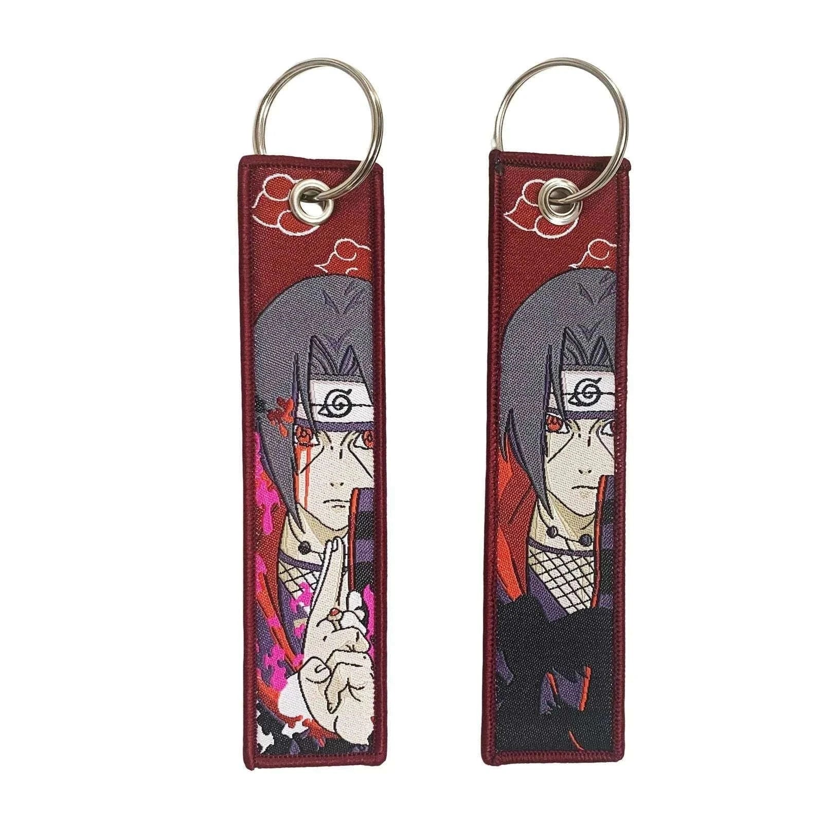 Naruto Shippuden Keychains Anime Key Chain Car Accessories