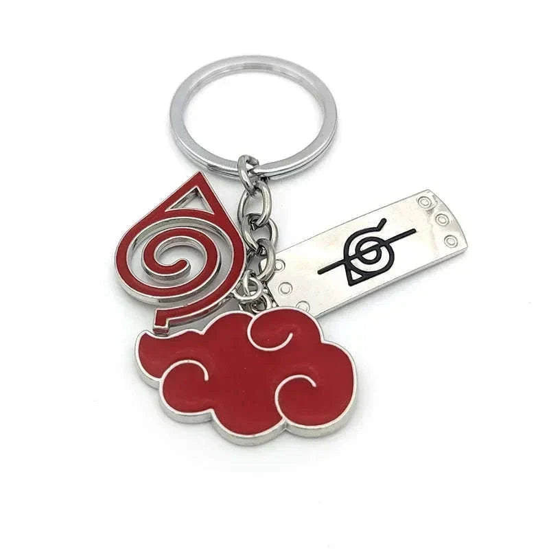 Naruto Shippuden Keychains Toy Kunai Shuriken Konoha Anime Key Chains Accessories Gift