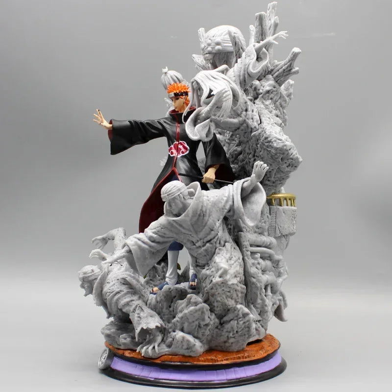 Naruto Shippuden Pain Anime Figure, Akatsuki Six Paths Nagato Figurine PVC Statue 27 cm